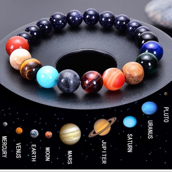 Planetary gemstone bracelet - Picture 8 of 14